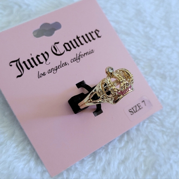 Juicy🍊 Couture Textured Crown👑 Ring💍 - Picture 4 of 16
